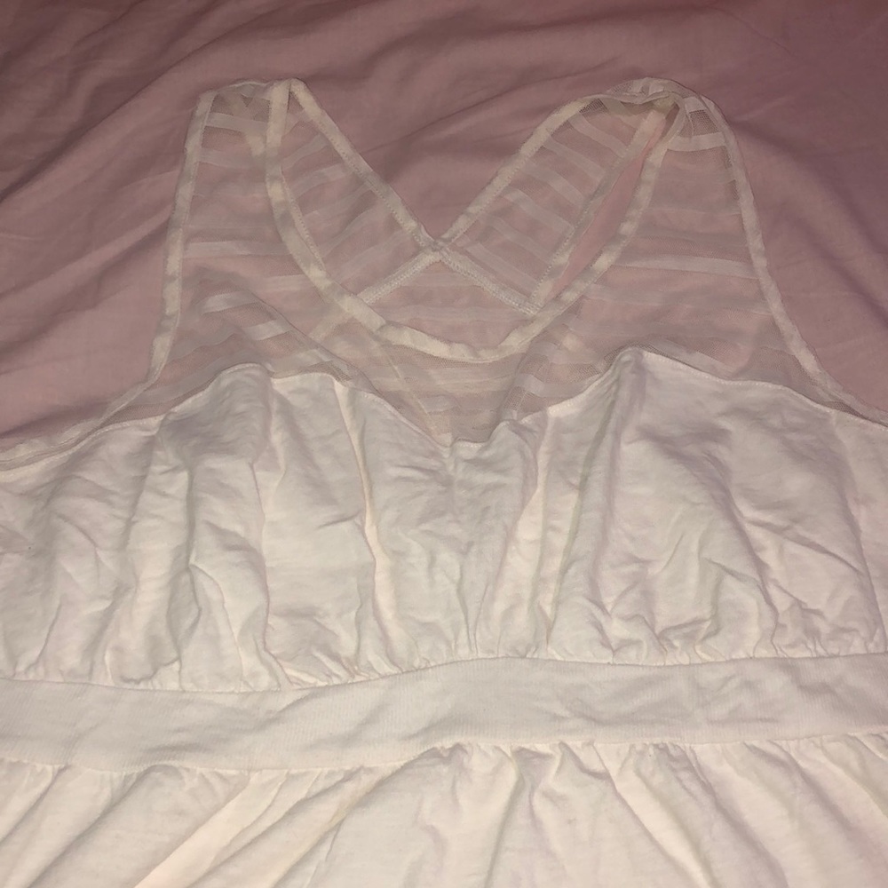 🔥🔥Ivory Racerback Lounge Top - Picture 6 of 6